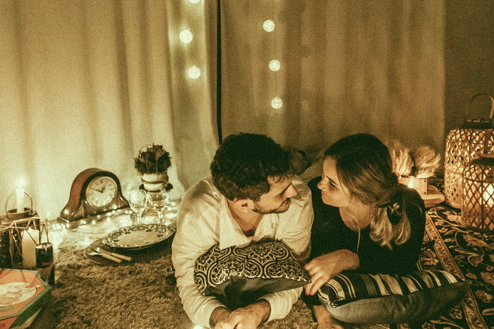 Person working out with barbell